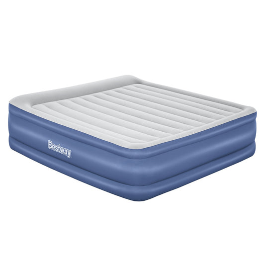  King Air Mattress Inflatable Bed 56cm Airbed Blue