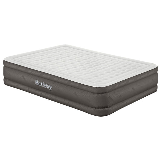 Queen Air Mattress Inflatable Bed 46cm Airbed Grey
