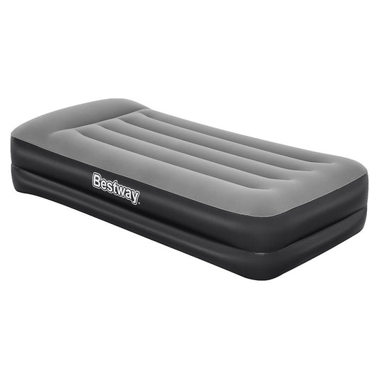 Single Air Mattress Inflatable Bed 46cm Airbed Black