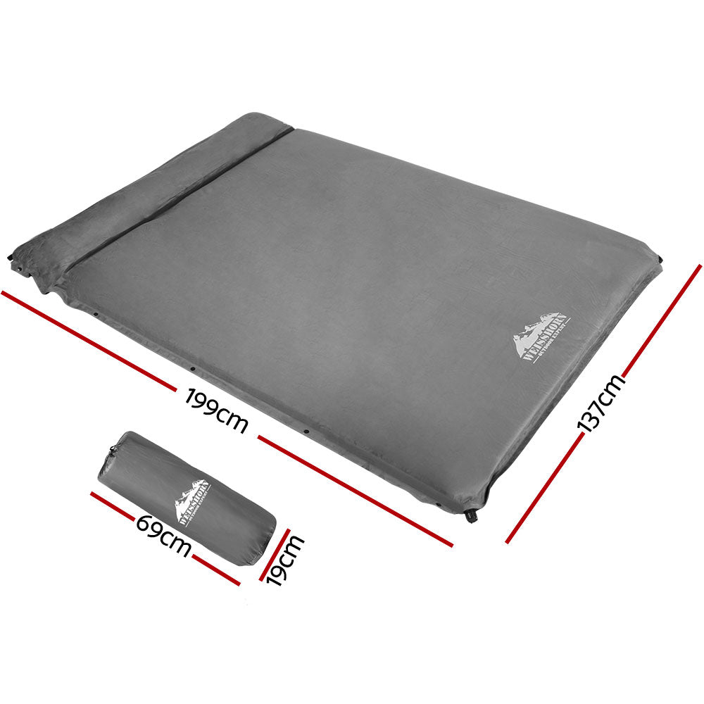  Double Self Inflating Mattress - Grey
