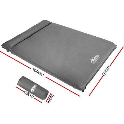  Double Self Inflating Mattress - Grey