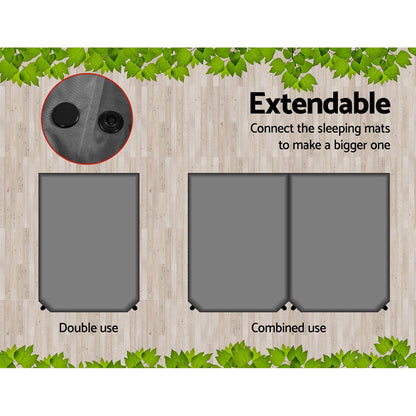  Double Self Inflating Mattress - Grey