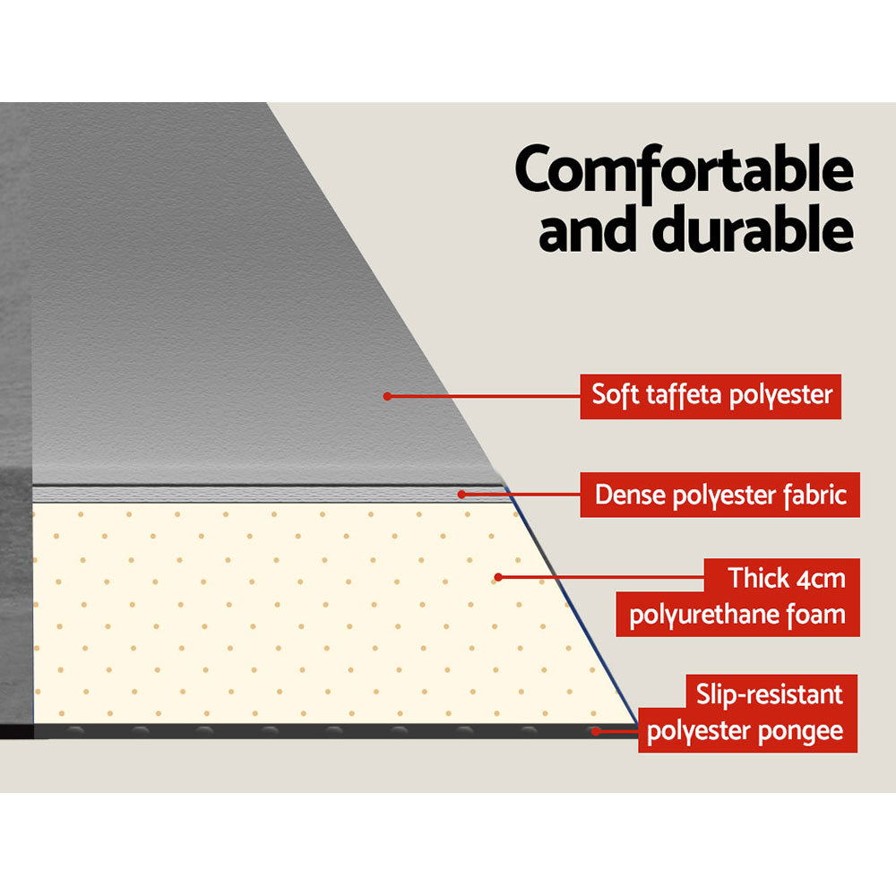 Weisshorn Double Self Inflating Mattress - Grey